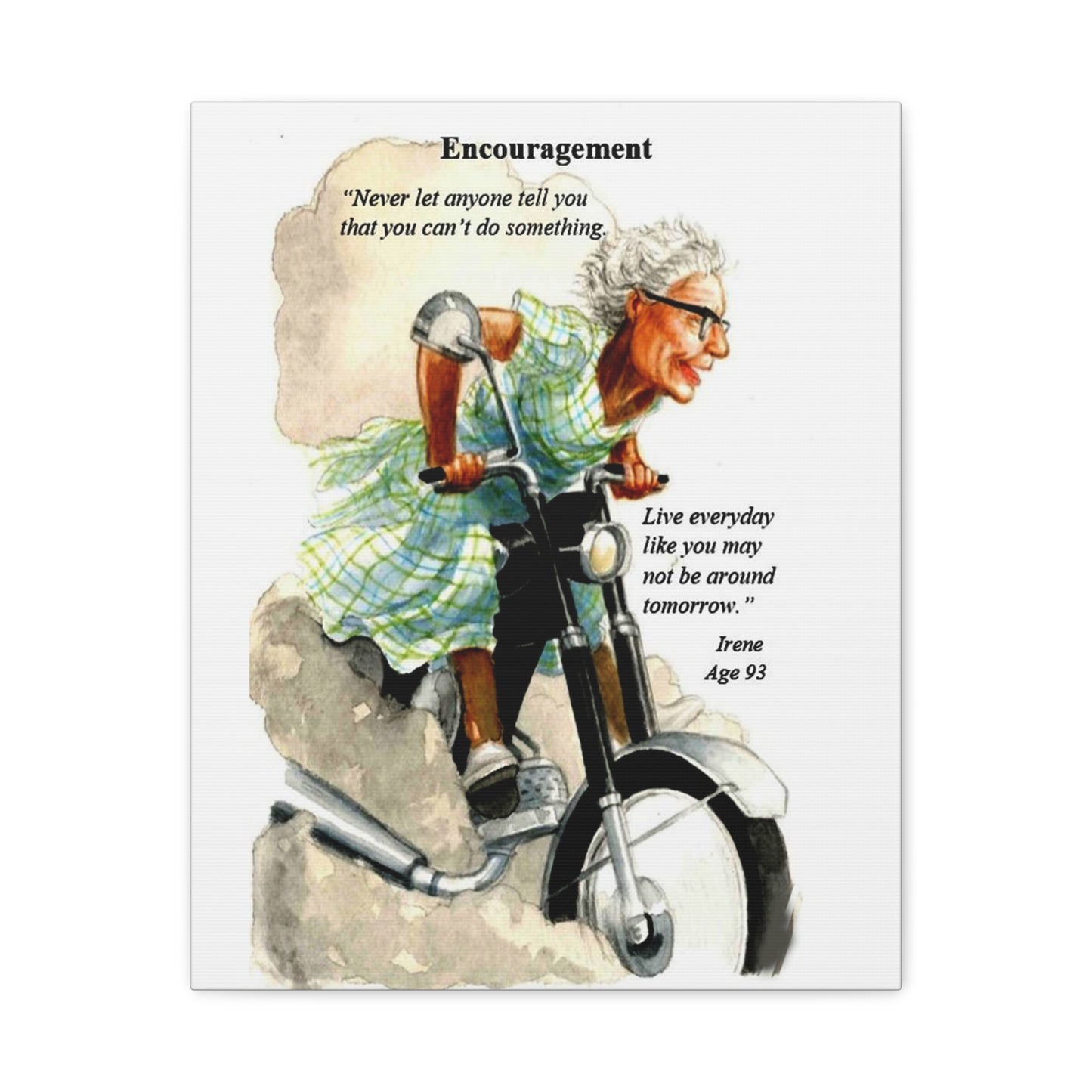 Good Granny Matte Canvas Wall Art