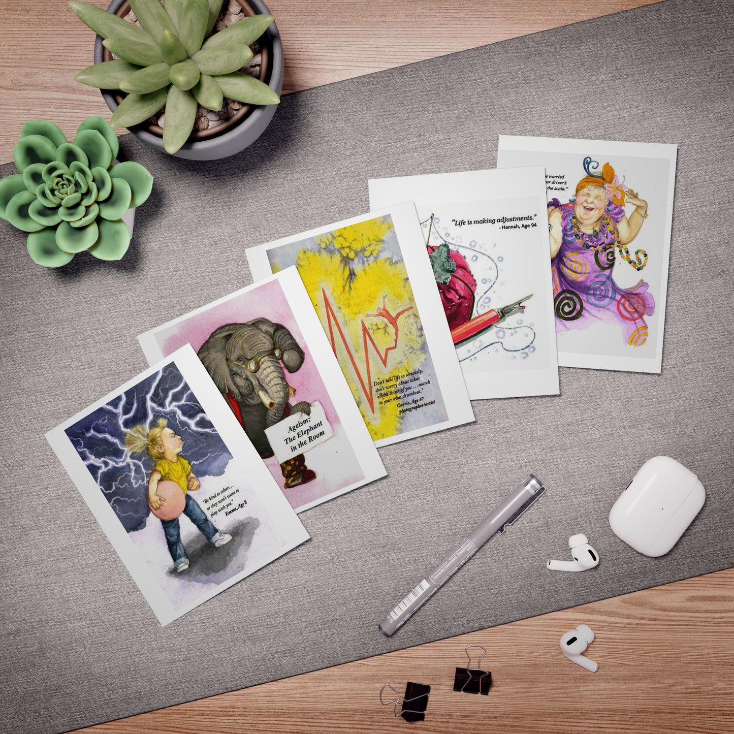 Multi-Design Greeting Cards (5-Pack)