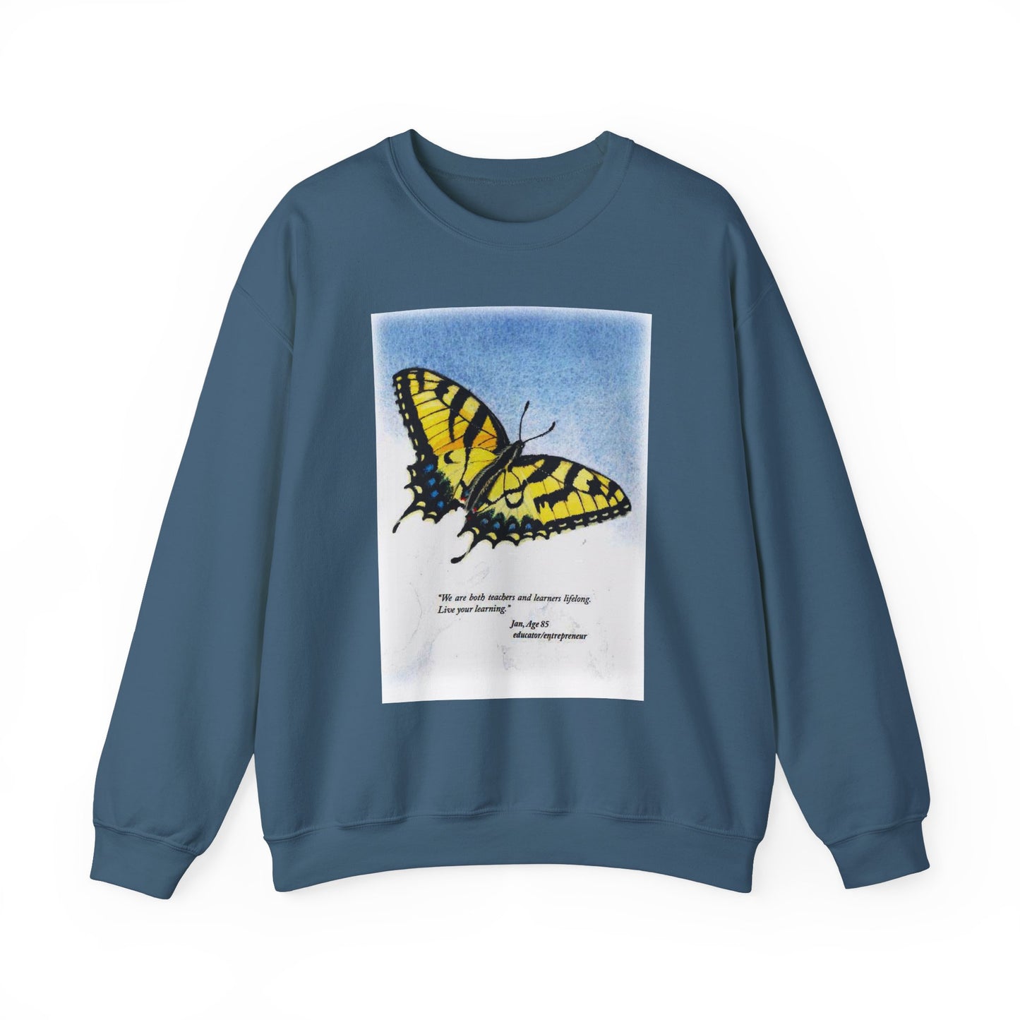 Teachers and Learners Lifelong Crewneck Sweatshirt