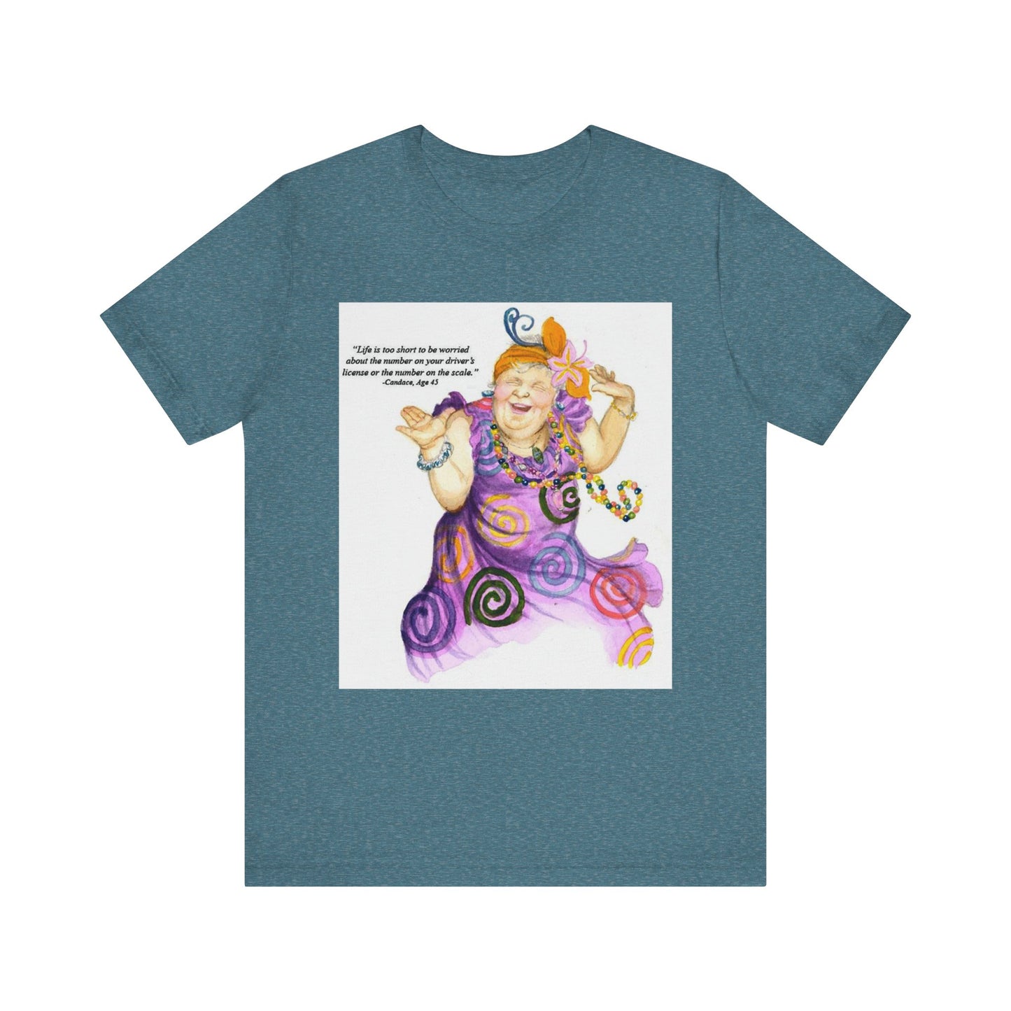 Dancing Lady Life is Too Short Tee