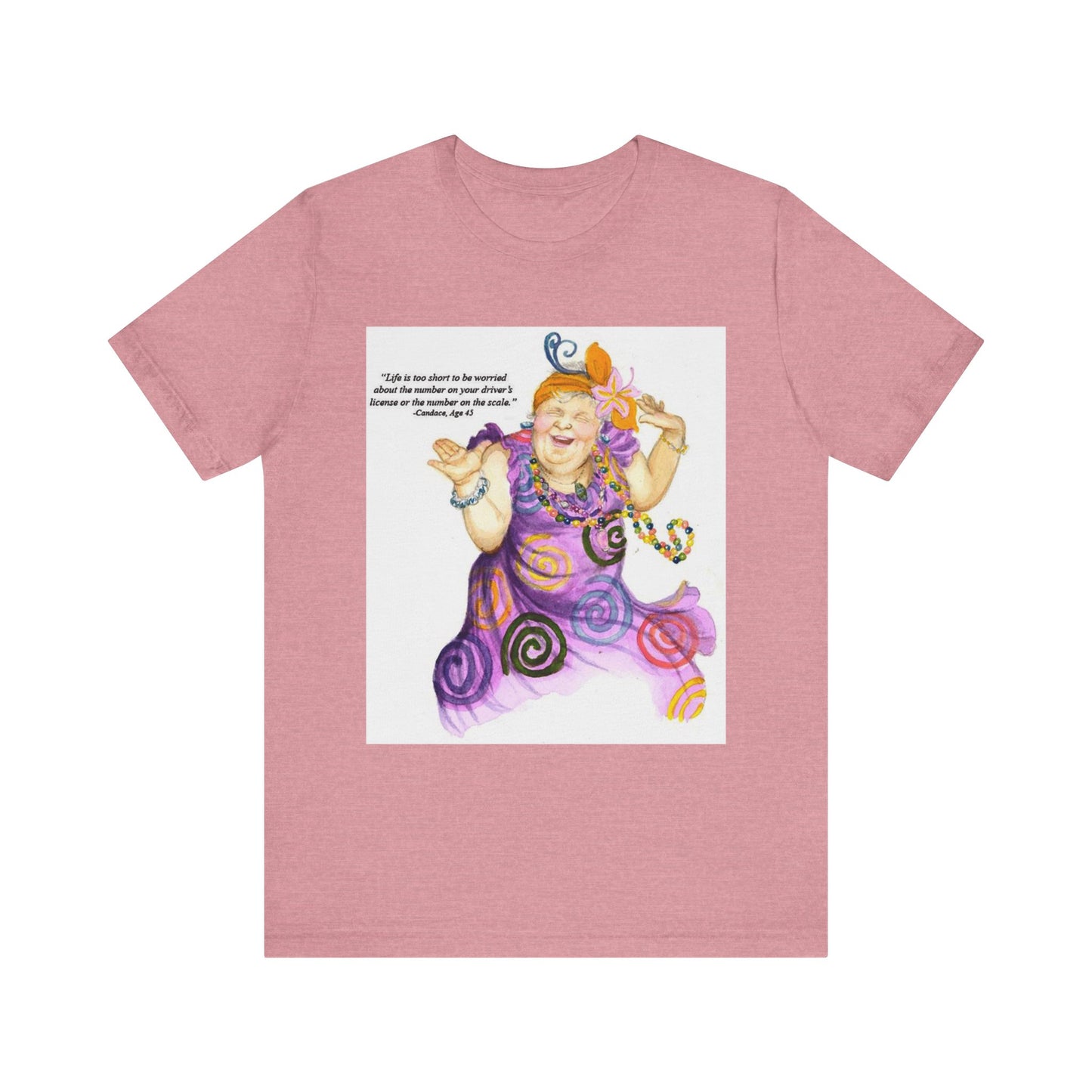 Dancing Lady Life is Too Short Tee