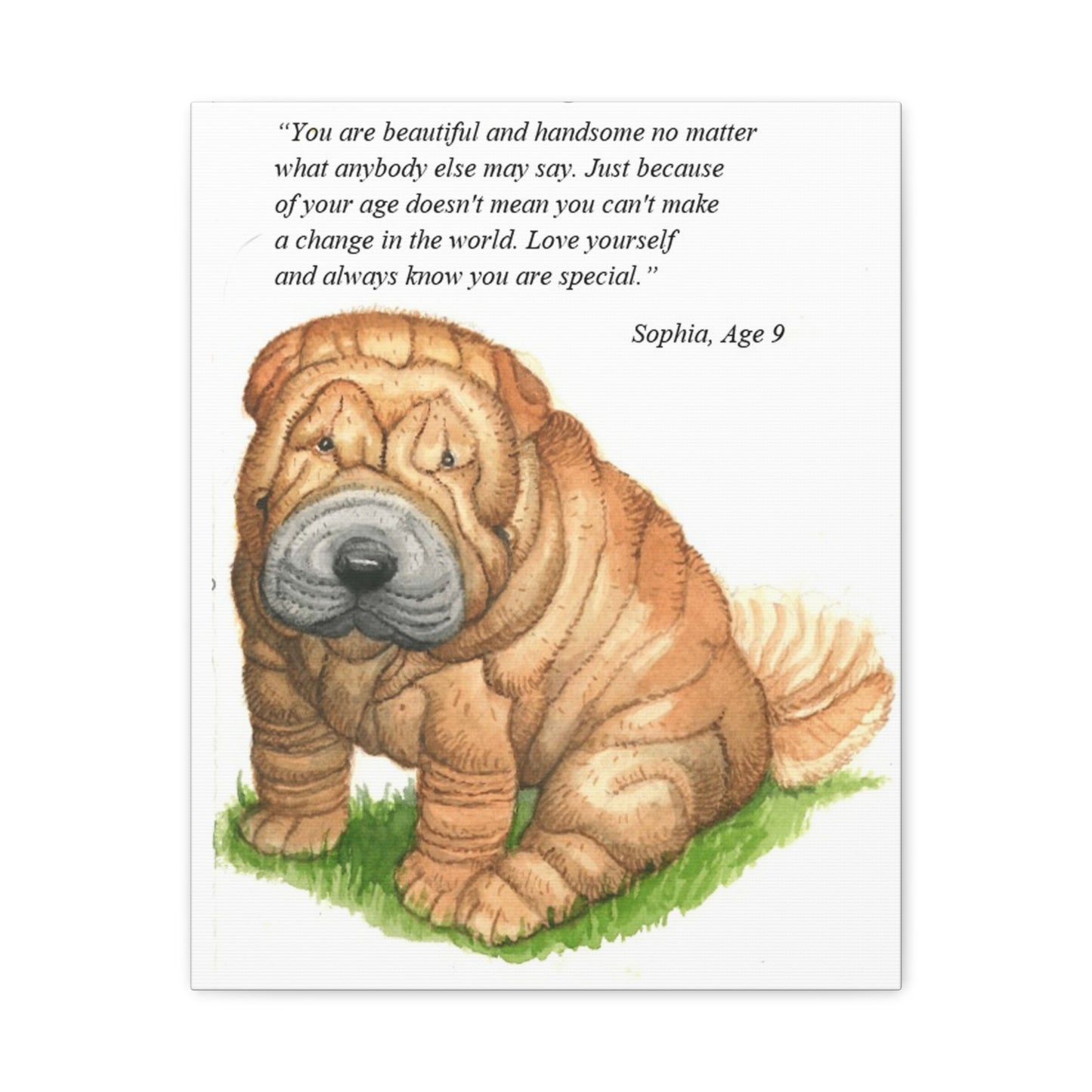 Beautify and Handsome Matte Canvas Wall Art