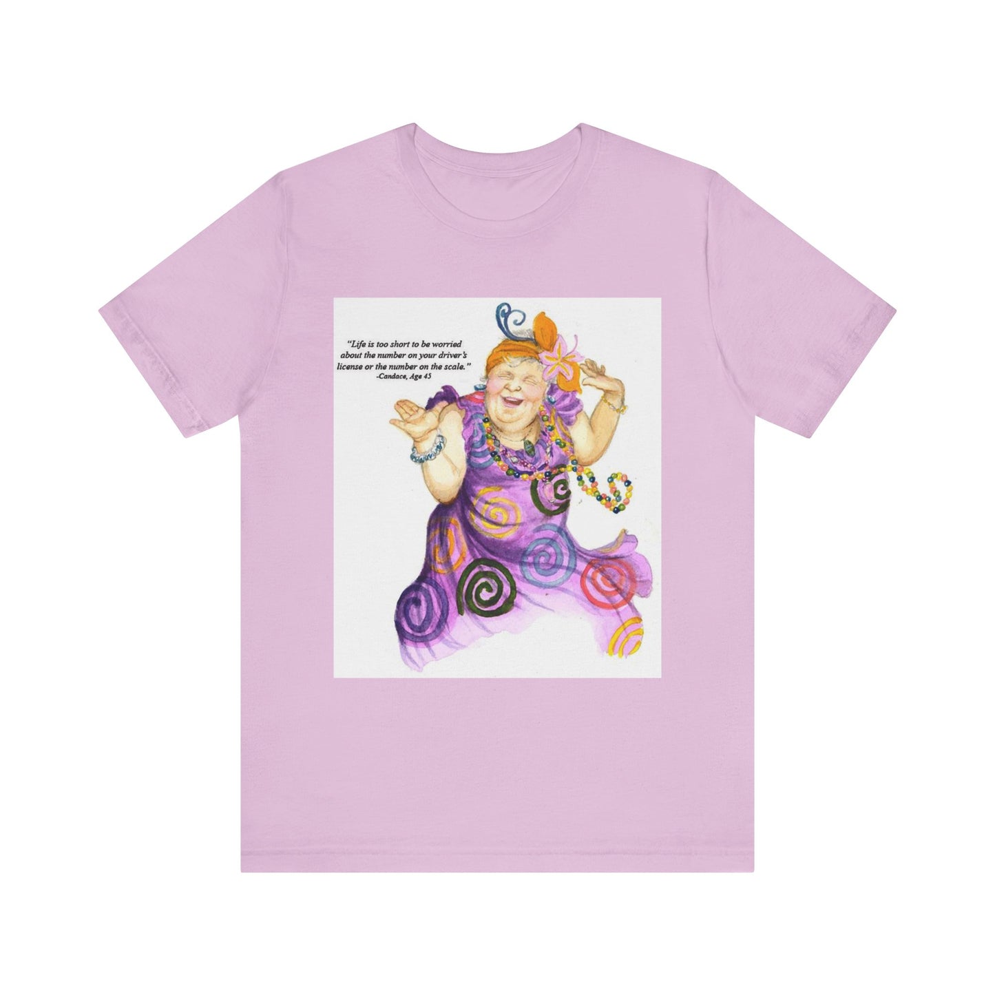 Dancing Lady Life is Too Short Tee