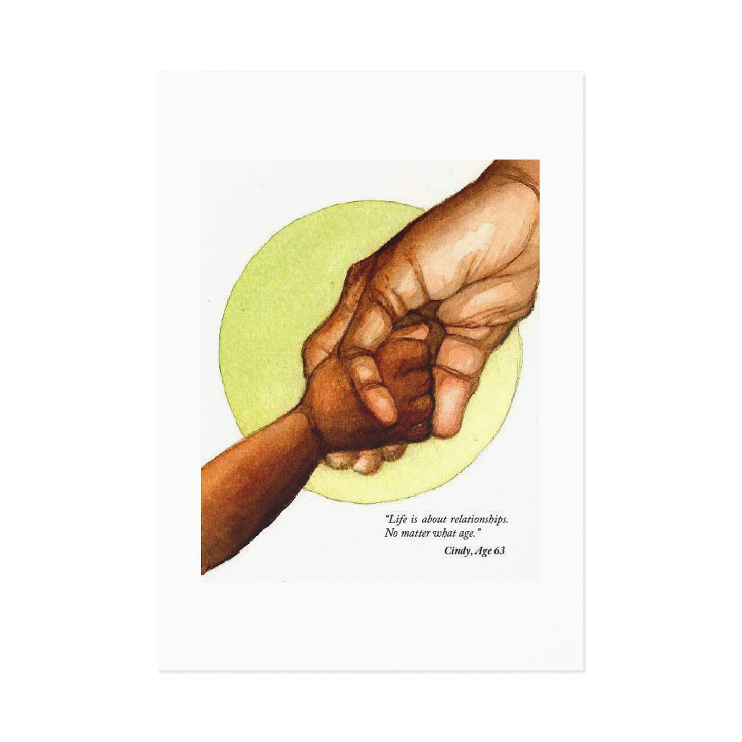 Fine Art Postcards - Sentimental Relationship