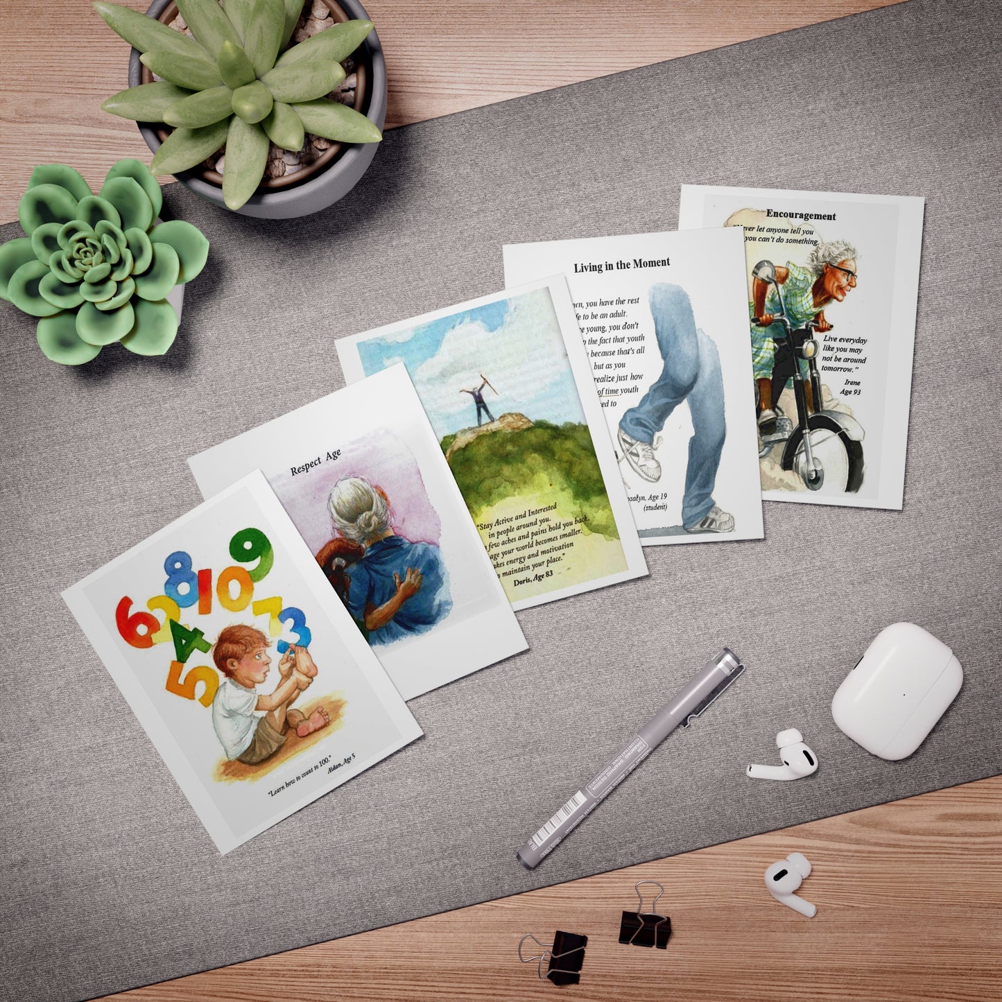 Multi-Design Greeting Cards (5-Pack)