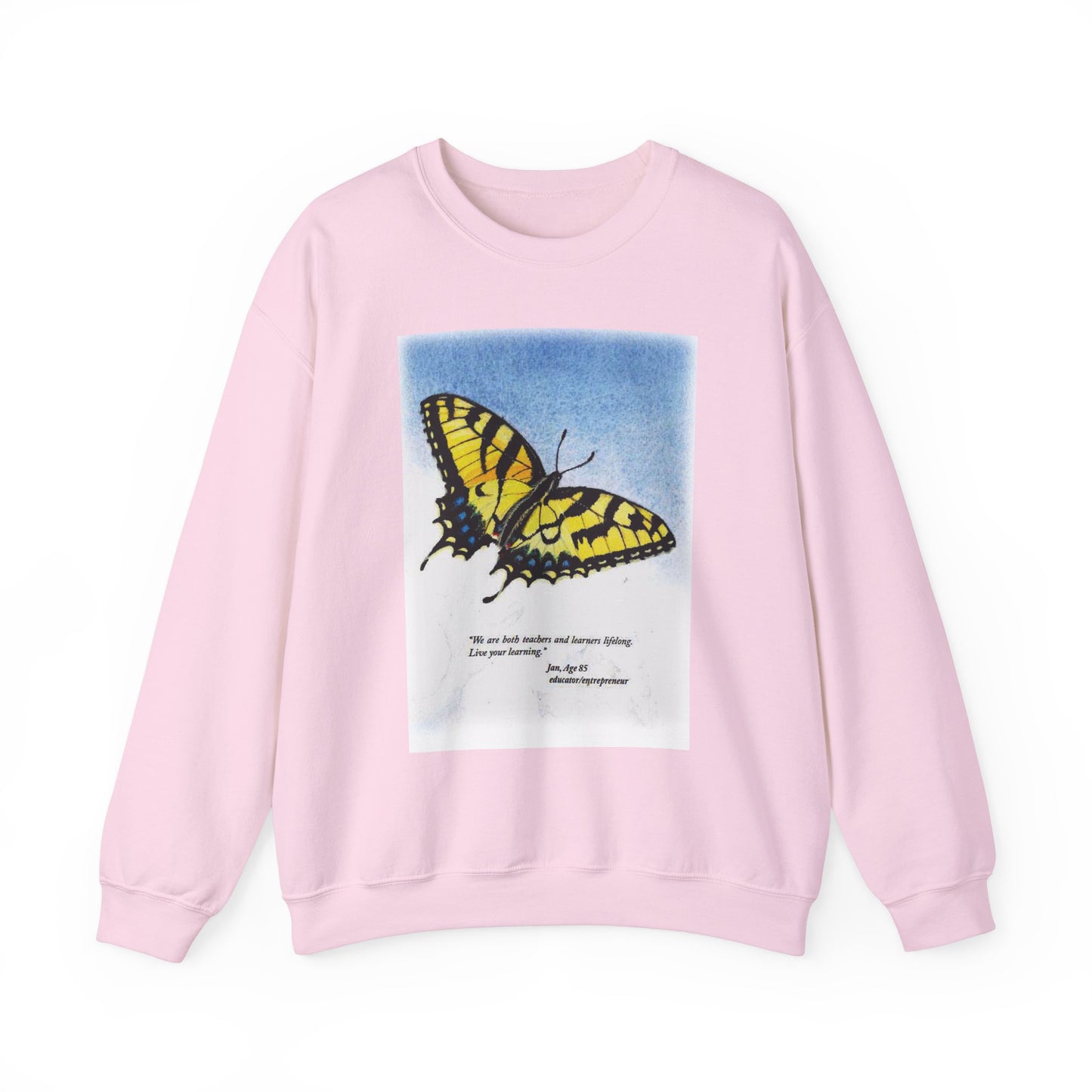 Teachers and Learners Lifelong Crewneck Sweatshirt