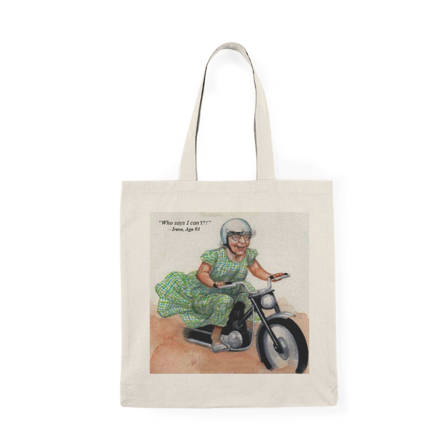 Who Says I Can't Natural Tote Bag