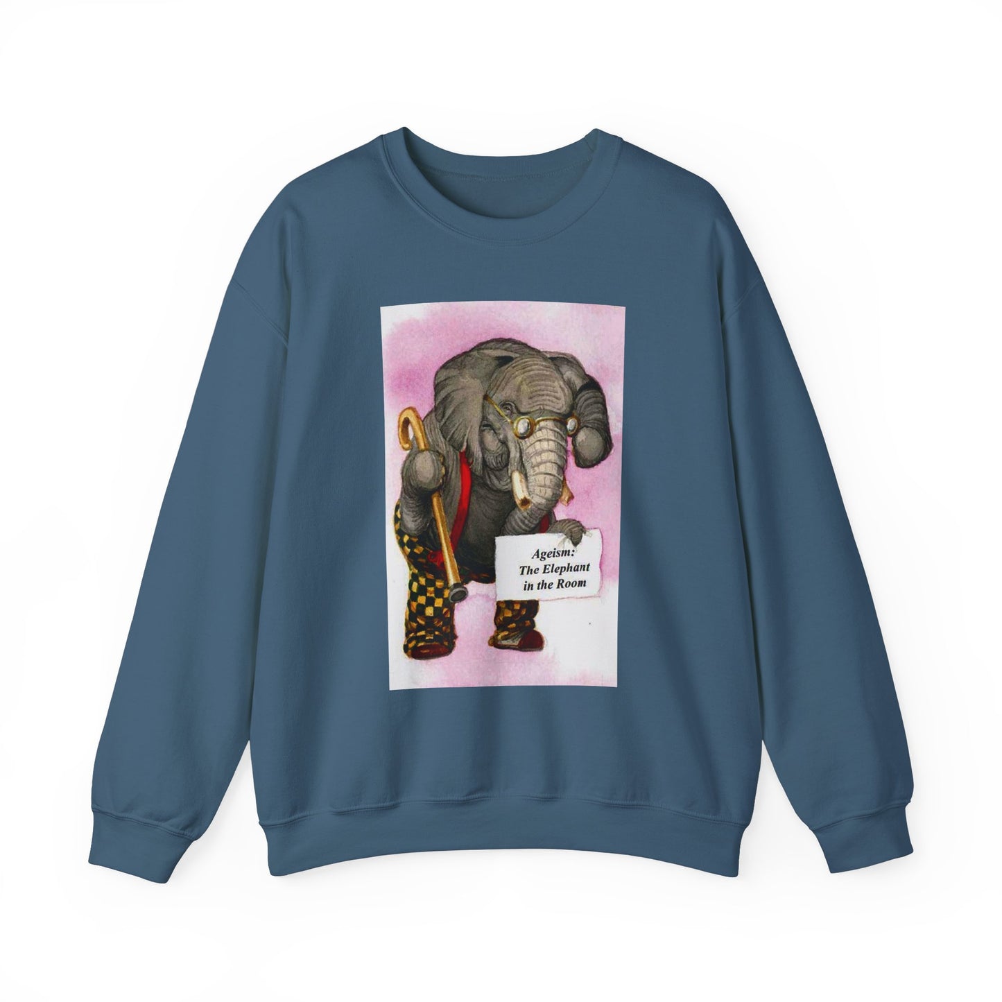 Elephant in The Room Crewneck Sweatshirt