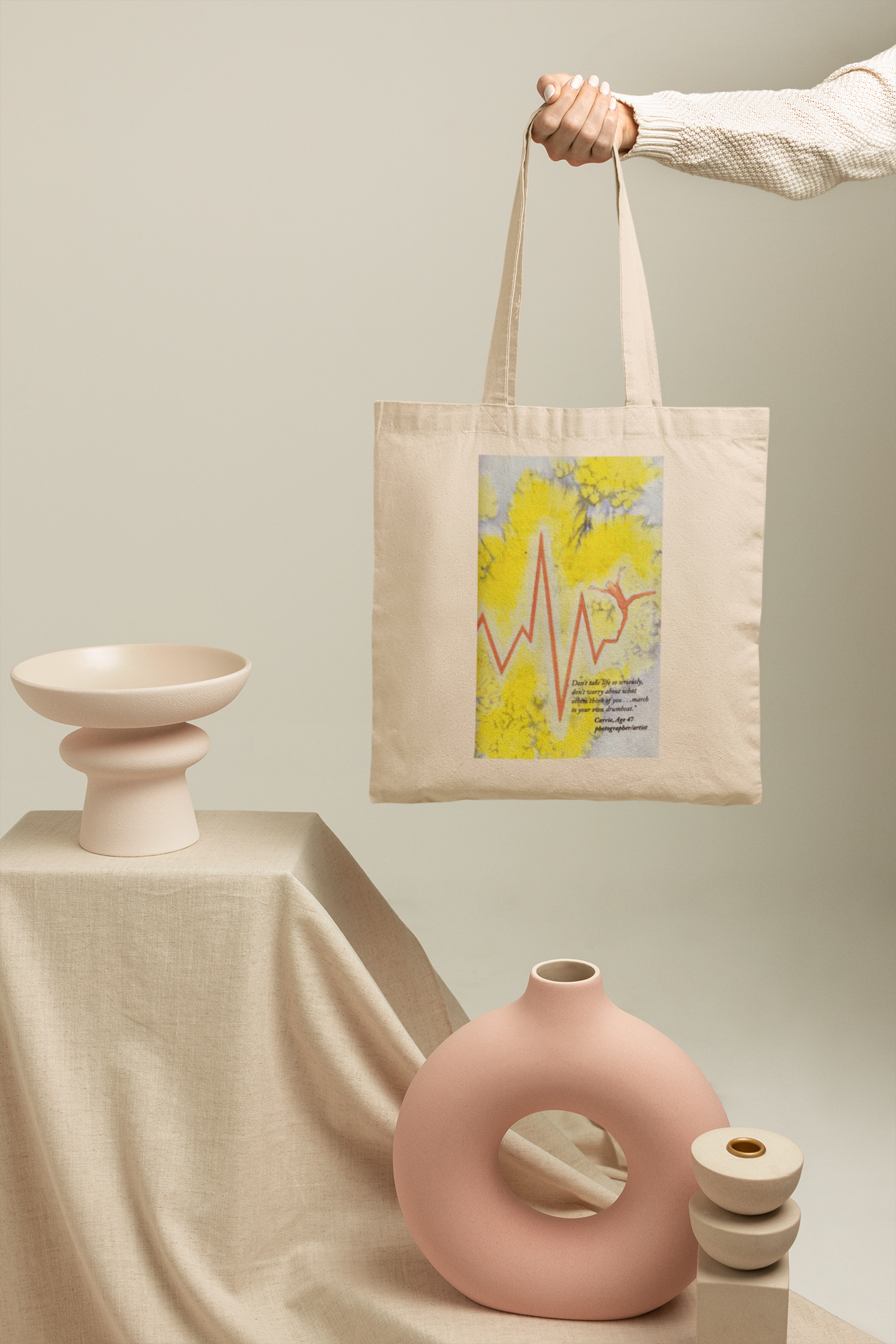 Express Your Self Natural Tote Bag