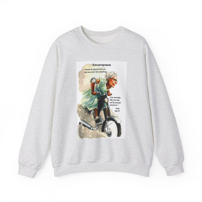 Granny's Wisdom Motivational Crewneck Sweatshirt
