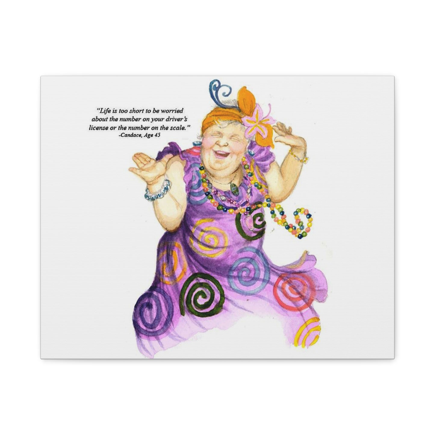 Dancing Gypsy Matte Canvas Wall Art