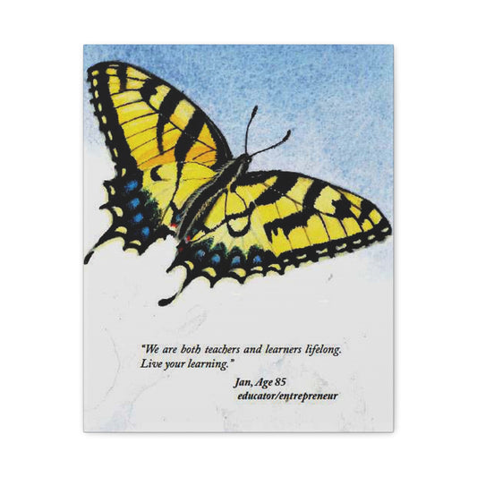 Teachers and Learners Matte Canvas Wall Art
