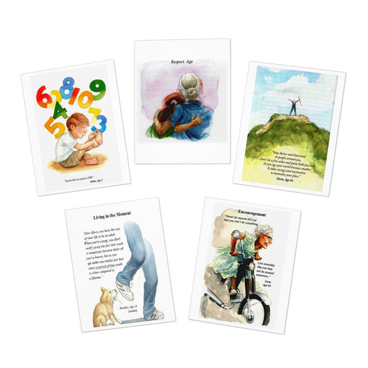 Multi-Design Greeting Cards (5-Pack)