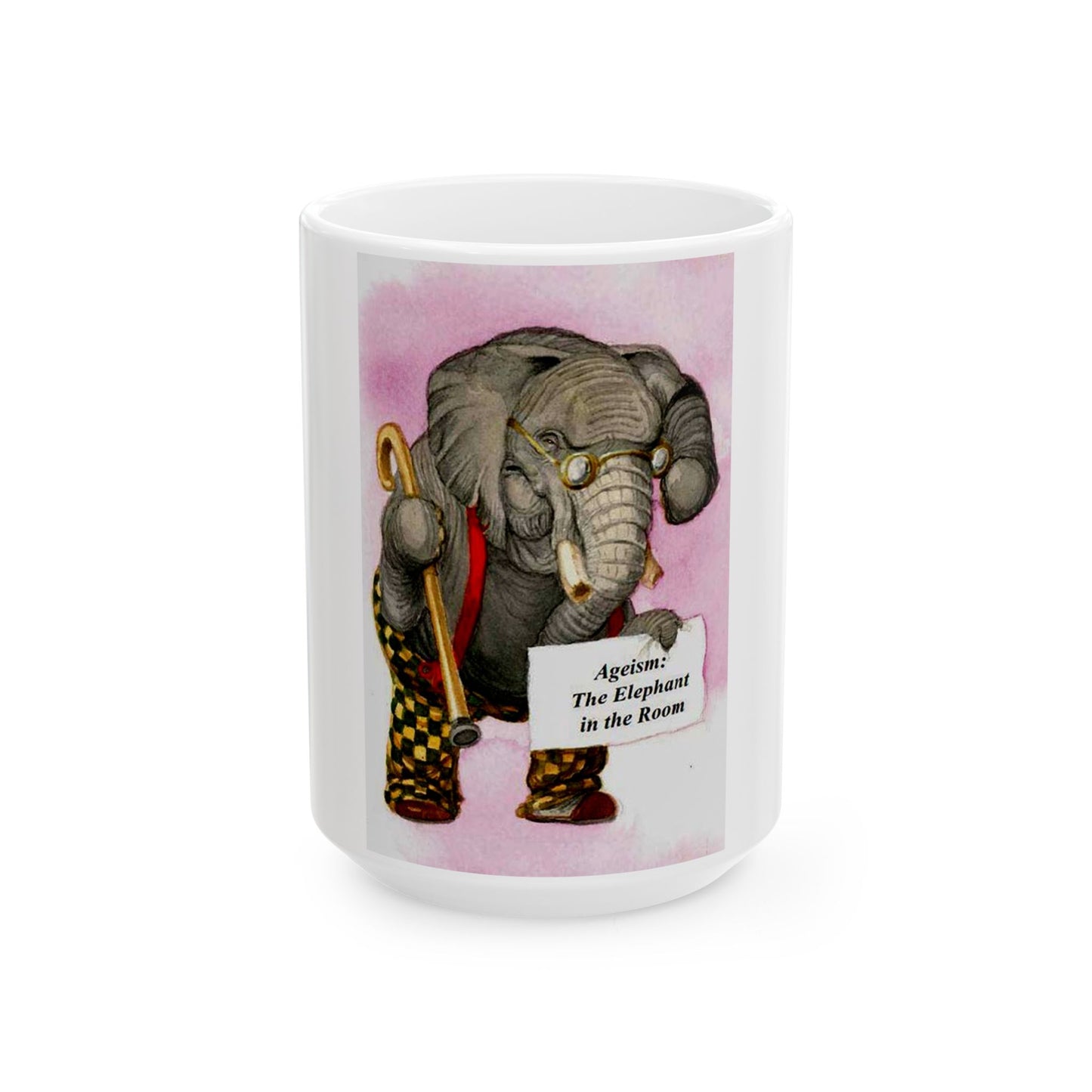 The Elephant in The Room Ceramic Mug