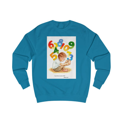 Kids Wisdom Unisex Sweatshirt - Learn to Count to One Hundred