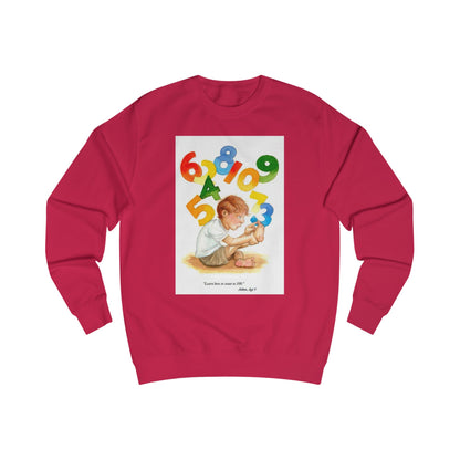Kids Wisdom Unisex Sweatshirt - Learn to Count to One Hundred