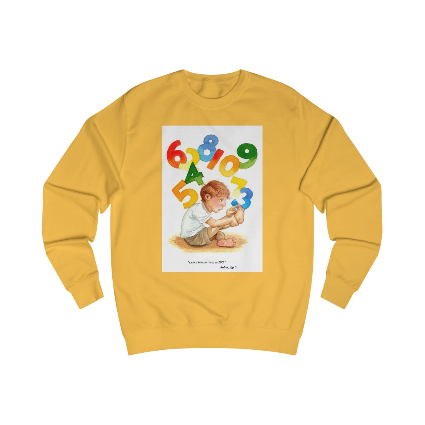 Kids Wisdom Unisex Sweatshirt - Learn to Count to One Hundred