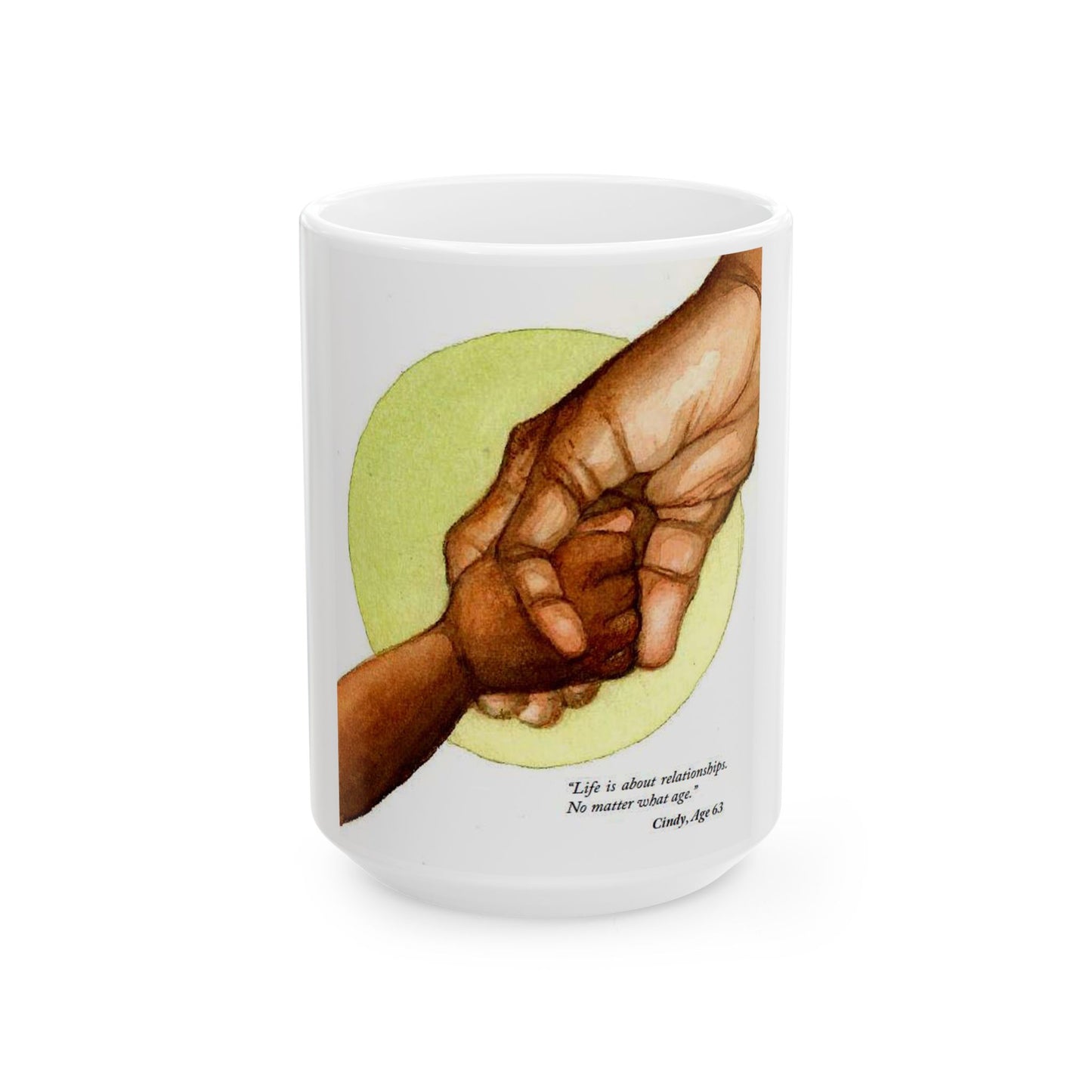 Love is About Relationships Ceramic Mug