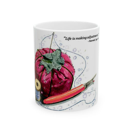 Making Adjustments Ceramic Mug