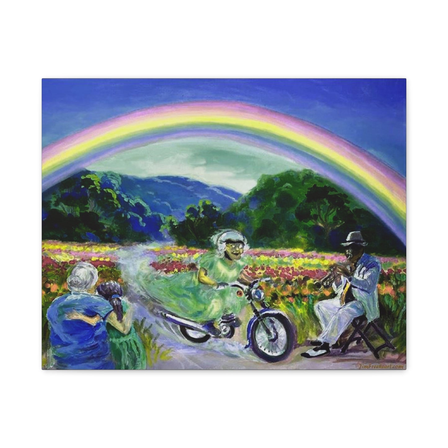 Life is a Rainbow Matte Canvas Wall Art