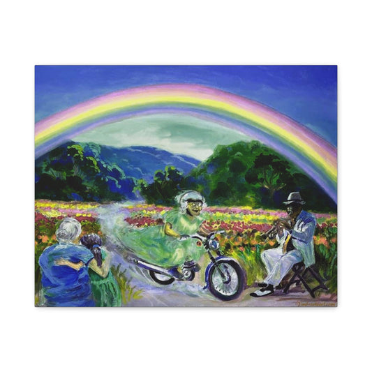 Life is a Rainbow Matte Canvas Wall Art