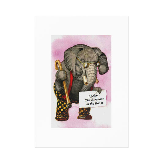 Fine Art Postcard - The Elephant in the Room