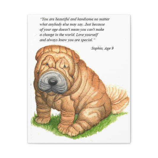 Beautify and Handsome Matte Canvas Wall Art