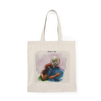 Respect Age Natural Tote Bag