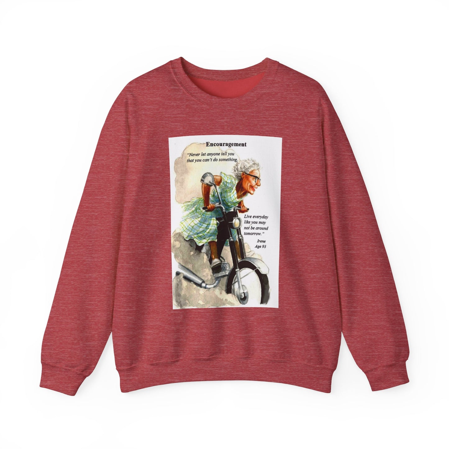 Granny's Wisdom Motivational Crewneck Sweatshirt