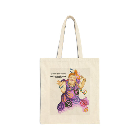 Dancing Gypsy Cotton Canvas Tote Bag