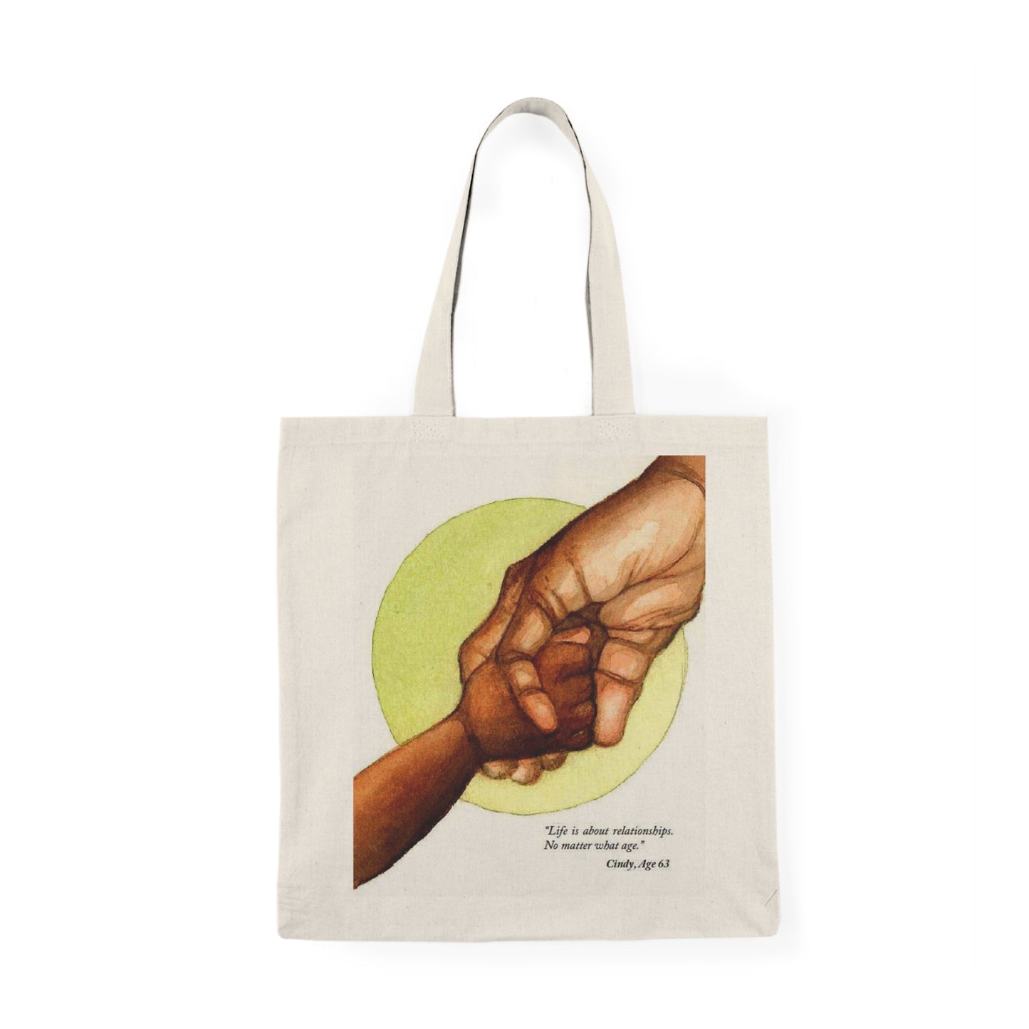 Life Is About Relationships Natural Tote Bag