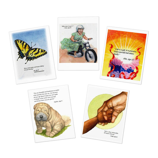 Multi-Design Greeting Cards (5-Pack)
