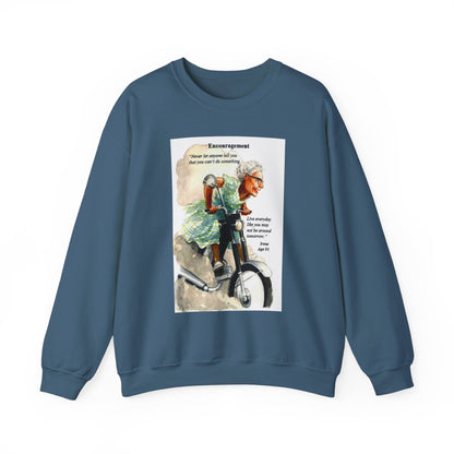 Granny's Wisdom Motivational Crewneck Sweatshirt