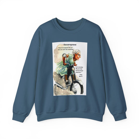 Granny's Wisdom Motivational Crewneck Sweatshirt