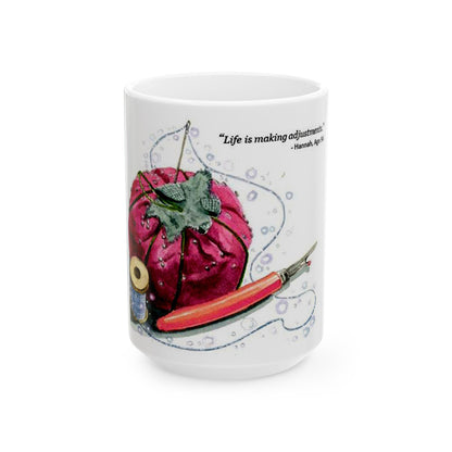 Making Adjustments Ceramic Mug