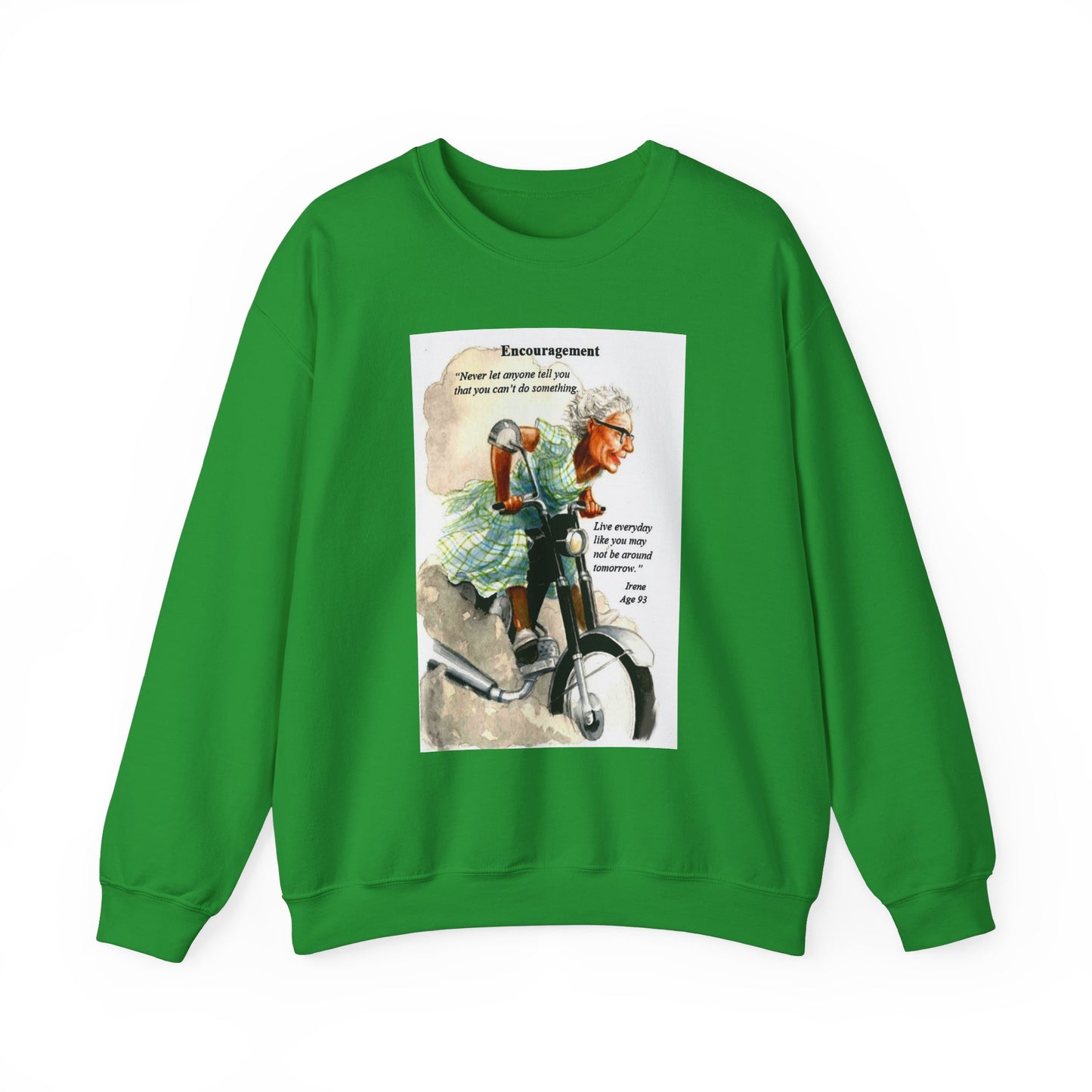 Granny's Wisdom Motivational Crewneck Sweatshirt