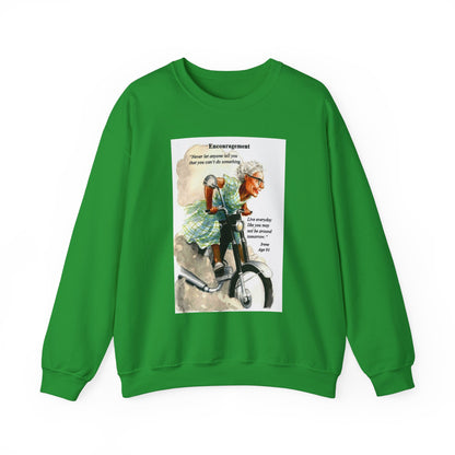 Granny's Wisdom Motivational Crewneck Sweatshirt
