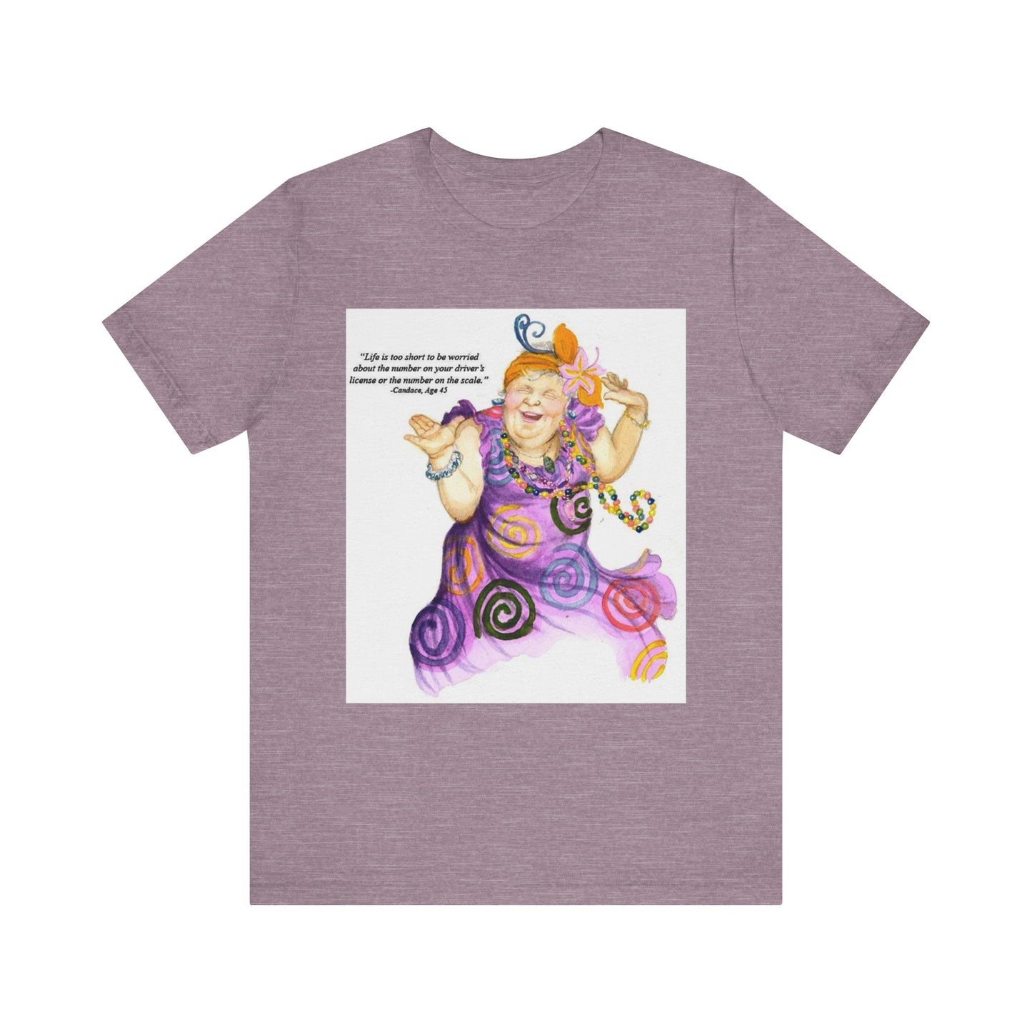 Dancing Lady Life is Too Short Tee