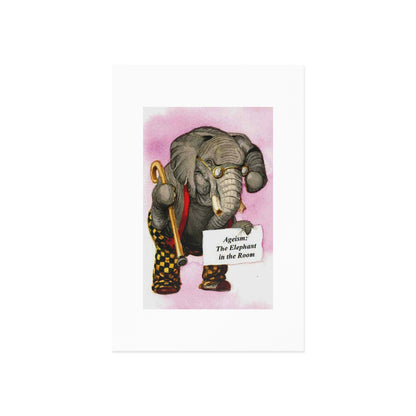 Fine Art Postcard - The Elephant in the Room