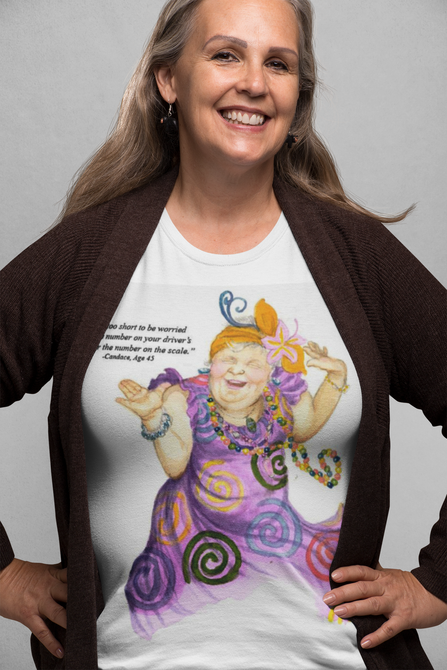 Dancing Lady Life is Too Short Tee