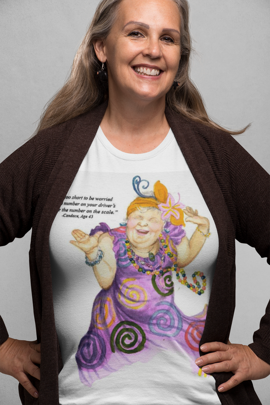 Dancing Lady Life is Too Short Tee