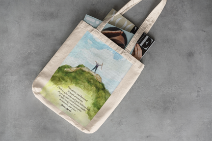 Stay Active and Interested Natural Tote Bag