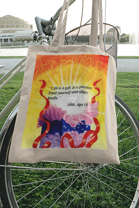 Life Is a Gift Natural Tote Bag
