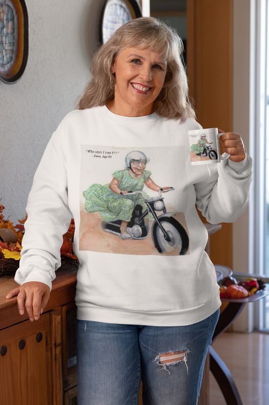 Motorcycle Riding Good Granny Sweatshirt