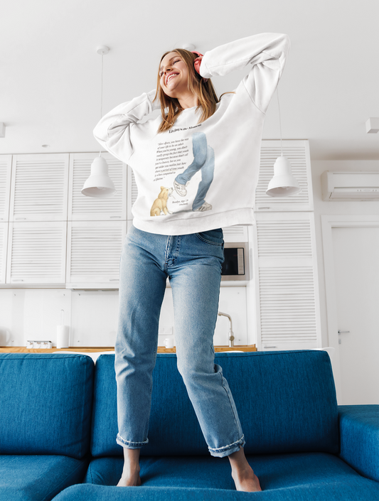 Teenager Life Crewneck Sweatshirt - Slow Down and Live in the Moment